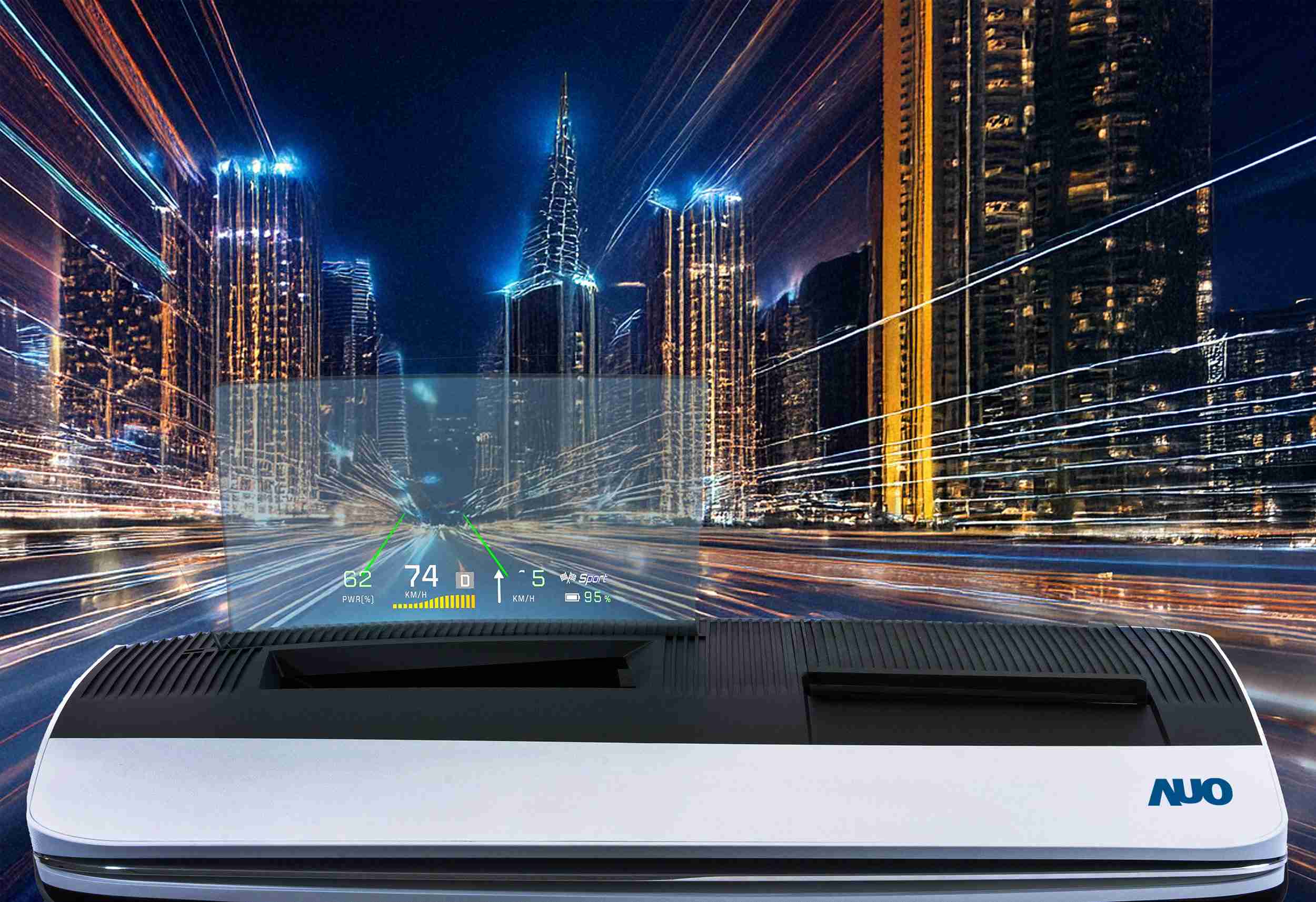 CG电子推出13吋Micro LED抬头显示器，，提供高入眼亮度、、、、高色彩饱和度的显示质量，，，，在阳光下或黑暗中都清晰可见，，并利用Micro LED模块体积小的优势，，，解决车用空间有限的痛点