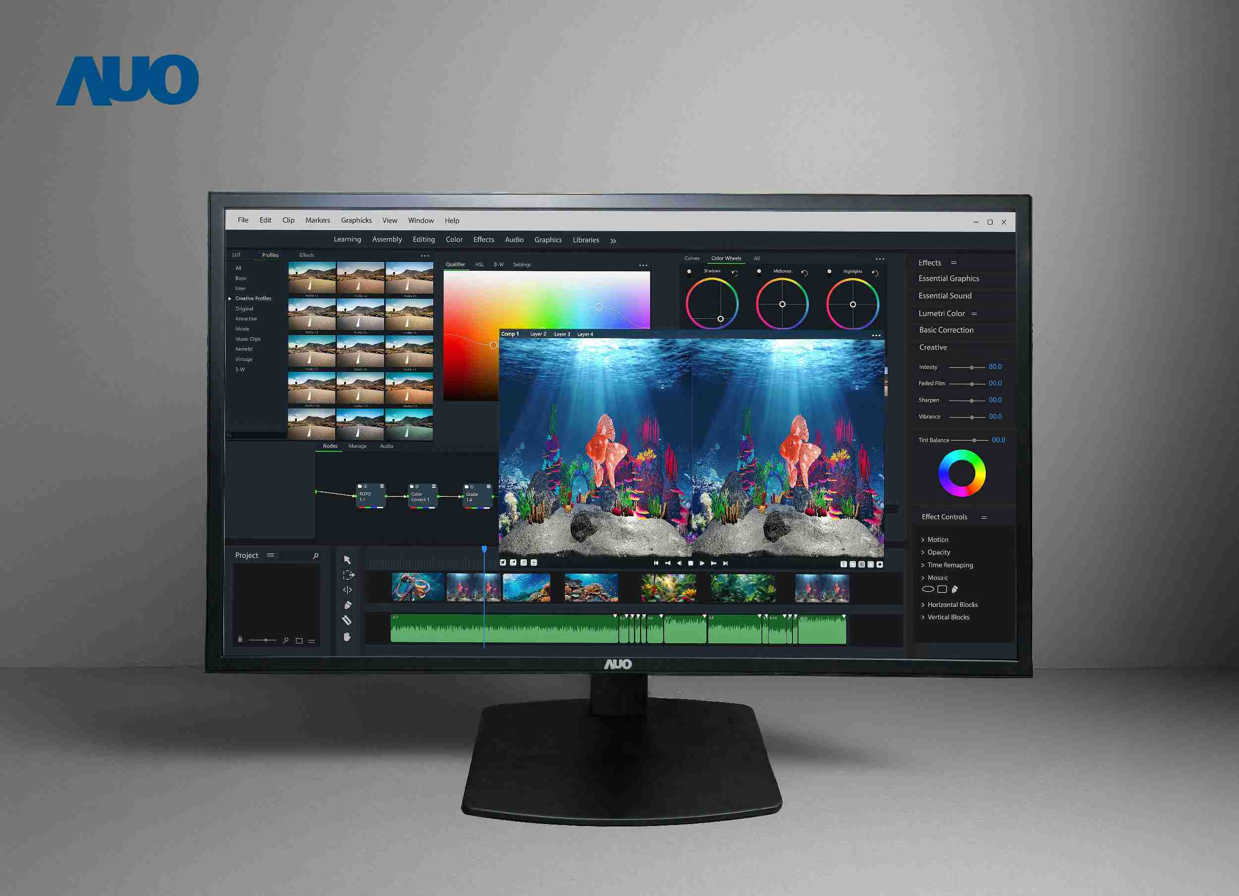 CG电子开发32吋2D/3D专业桌上型显示器，，，拥有8K4K超高分辨率，，，并以低串扰算法优化3D显示效果，，，搭载自动眼球追踪功能，，能实时调整3D图像，，，，进行实时2D与3D无缝共存窗口，，提供图像设计工作者突破二维接口的崭新工作氛围与效率